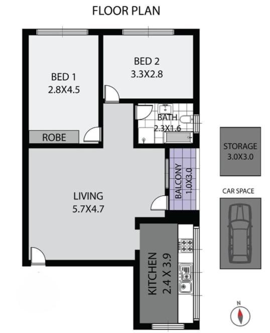 Apartment Rosehill Retreat Near Parramatta With Parking *